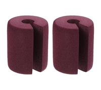 STOBAZA Tope de Puerta Pequeño y Protector de Dedos para Bebés 2piezas Antipinchazos de Nbr Marrón Antideslizante para Puertas de Casa Seguridad Infantil Ventanas