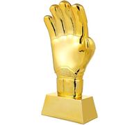 STOBAZA Trofeo Material Abs Resistente Superficie Lisa y Brillante Dorado para Uso a Largo Plazo en Competiciones Deportivas de Guante de Guardameta para Fútbol Sala