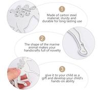 STOBAZA Troqueles de Corte de Metal de Acero al Carbono para Manualidades Unicornio, Plantillas de 2 Piezas para Scrapbooking y Estampado Creativo