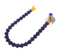 STOBAZA Tubo Flexible de Refrigerante con Base Magnética para Fresadora y Taladro, Boquilla Plana de 15.5mm, Material Plástico y Aleación, Adecuado para Procesos de Mecanizado