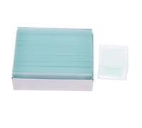 STOBAZA y Cubreobjetos de Vidrio para Kit Versátil de Laboratorio para Observación Precisa de Muestras Biológicas y Botánicas Estándar Material Transparente de Alta Claridad