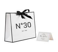 STOBOCTER Bolsa de regalo de cumpleaños número 30 para mujeres y hombres, bolsas de regalo de papel de recuerdo de 30 años con cinta y tarjeta, bolsas de regalo reutilizables para decoraciones de