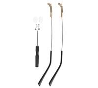 STOBOK 1 Par Accesorios Para Gafas Retenedores De Gafas De Seguridad Gafas Brazo Anteojos Reemplazo De Extremos De Anteojos Para Gafas Metal Destornillador Lentes