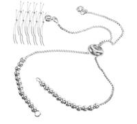 STOBOK 10 Uds Pendientes De Cuentas Brazalete De Pulsera Pulsera De Pulseras De Mujer Pulseras De Mujer Kit De Fabricación De Pulseras De Turmalina Pulsera Multicapa Mujer Cadena De Mano