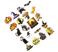 STOBOK 100 Piezas Pegatinas De Halloween para Hacer Tú Mismo Pegatinas Temática De Halloween para Portátil Coche Equipaje Teléfono Guitarra Juguetes