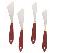 STOBOK 12piezas Espátulas Para Pintura Raspadores De Acero Inoxidable Para Mezcla De Pigmentos Herramientas Prácticas Para Pintura Acrílica y Aceite Accesorios Para Artistas