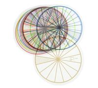 STOBOK 16hojas Juguete Educativo De Fracciones Tablero De Aprendizaje Para Niño Niña Desarrollo De Coordinación y Habilidades Cognitivas Educación Primaria