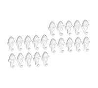 STOBOK 20 Piezas Actividades Para Niños Actividad Para Niños Decoración Navideña Herramienta Auxiliar Modelo Sin Pintar Forma De Animal Modelo Para Clase De Bricolaje Caballito De Mar