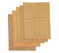 STOBOK 20piezas Papel Kraft Vintage Para Envoltura De Ramos De Flores De Embalaje Retro Colores