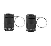 STOBOK 2piezas Mini Telescopio Monocular Óptico Compacto para Viajes Camping Observación De Aves y Eventos Deportivos Color Negro