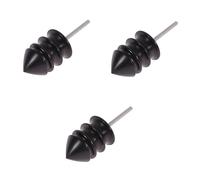 STOBOK 3 Piezas ferramentas puntiagudo pulidora Artículos de cuero herramienta ébano