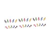 STOBOK 30piezas Clips Para Partituras De Piano Sujetapáginas De Música Soporte Práctico Para Libros De Música Diseño Aleatorio Material Duradero