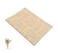 STOBOK 40hojas Papel De Envoltorio Floral De Papel De Periódico Para Manualidades Embalaje Creativo Para y Proyectos Para Bodas Cumpleaños y Ocasiones Especiales