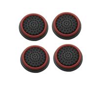 STOBOK 4piezas Cubiertas De Silicona para Agarre De Pulgar Controladores De Paquete De Protección Antideslizante y Resistente Al Desgaste Compatible One y Color Negro Rojo