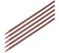 STOBOK 5 Unids Pequeño Guión Regular Cepillo Chino Xiao Kai Chino Caligrafía Cepillo Japonés Sumi- E Dibujo Pintura Pincel para Chino Xiaokai Kanji Escribiendo