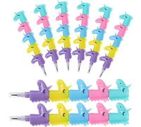 STOBOK 8 Uds. De Lápices Apilables Lápices De Escritura De Unicornio Lápices Apilables Sin Afilar Lápices De Papelería Para Construir Bolígrafo Para Niños De Fiesta Para Niños