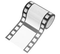 Stobok Cinta Adhesiva Decorativa PelíCula De Cine 7.5Cm Ancha Rollo Para ÁLbumes De Recortes Manualidades Diy DecoracióN De Papelería FáCil De Rasgar Reutilizable