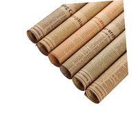 STOBOK Envoltorios De Vintage 50 Hojas De Papel Kraft Ideal Para Flores y Manualidades