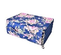 STOBOK Estuche para Lápices De Ranuras Asa Multicapa para Guardar Obras De Arte para Papelería y Dibujo