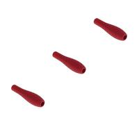 STOBOK Funda De 3 Uds Bolígrafos Ergo Lápiz Rojo Accesorios para Bolígrafo Estuche para Cepillo Soporte para Lápiz Óptico Táctil Compatible con Protector De Pantalla