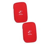 STOBOK Kit De 2 Piezas Kit De Emergencia De Viaje Kit Médico Bolsa De Suministros De Viaje Bolsa De Medicina De a De Medicina Pastillero Portátil Tela Oxford