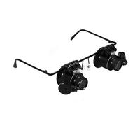 STOBOK Lupa Con Luz Led 20x Gafas Relojero Lentes De Aumento Joyería Reparación De Relojes