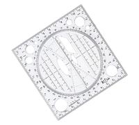 STOBOK Multifuncional De Dibujo con y Bordes para Estudiantes y Profesionales Matemáticas Herramienta De Medición Geométrica