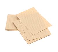 STOBOK Papel de Escritorio de Escritura con Línea Horizontal Sobres de Carta A5 Papel Vintage Papel Kraft Antiguos Accesorios de Oficina Retro Útiles Escolares 100 Piezas