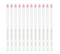 STOBOK Peel Off China Markers: Grease Pencil Crayons Dibujando Lápices de Cera para Prendas de Vidrio de Madera Telas de Metal Película de Porcelana White 12Pcs