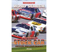 Stock Car Drivers and Racetracks Word Search Book: Race Through with Easy to Read Print. Great for Gifts, Leisure Time, Travel and more. 6x9 inches, 110 pages.