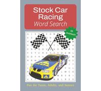 Stock Car Racing Word Search Book: A Stock Car Racing Themed Book for Teens, Adults, and Seniors