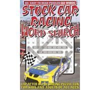 Stock Car Racing Word Search: Easy To Read Print With 50+ Puzzles About Stock Car Racing,Motorsports, Automobile Components, And More | 6x9 inch, 110 ... Gift For Holidays, Vacations, and Spare Time