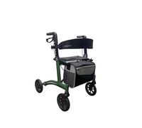 Stock-Fachmann® Andador Actimo Liberty para interior y exterior, asas ajustables en altura, correa trasera, soporte para bastones, bolsa con cierre, asiento acolchado, soporta hasta 136 kg, fácil de
