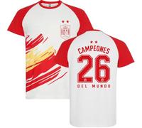 Stock Futbol Camiseta Selección Española Campeones del Mundo 2026
