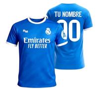 Stock Futbol Real Madrid - 3ª Equipación 2025-2026 Réplica Oficial Personalizable | Color Azul Royal | Nombre y Número Personalizable | Diseño Premium | Tejido Transpirable