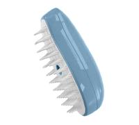 Stock Lider-Cepillo de vapor para gatos, cepillo de pelo de gato con vapor, nuevo cepillo limpiador de vapor 3 en 1, cepillo limpiador de vapor para mascotas, cepillo de pelo para mascotas (AZUL)