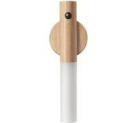 Stock Líder-Luces nocturnas con sensor de movimiento, aplique de pared de madera para pasillo con sensor de cuerpo magnético, luz LED portátil recargable para dormitorios, pasillos y escaleras