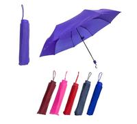 Stock Líder Paraguas, Antiviento, Plegable, Varillas, Compacto, Impermeable, Reforzado, Premium, Funda, Portátil, Viaje, Apertura, Cierre, Hombre, Mujer, Elegante (Morado)