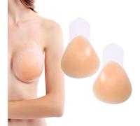 Stock Líder-Sujetador Adhesivo Silicona, Copa Invisible Push Up sin Tirantes Nudebra Uso en Vestido de Boda, Vestido de Noche, Festivales para Mujer Sostén Cómodo Reutilizable