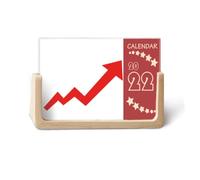 Stock Securities Bull Market Rise Make Money Good Luck 2022 Calendario de escritorio Planificador de 12 meses