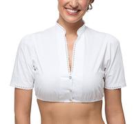 Stockerpoint Bluse 1060 Trachtenblusen, Blanco (Weiss Weiss), 36 para Mujer