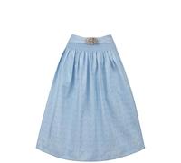 Stockerpoint Delantal para mujer SC-300 Midi tirolesa, azul claro, 46-50