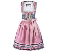 Stockerpoint Dirndl Bruna Vestido para ocasión Especial, Rosa Azul, 44 para Mujer