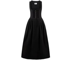 Stockerpoint Dirndl Zenta3, Vestido Tradicional Austriaco Para Mujer, Negro (Schwarz), 50