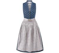 Stockerpoint Dirndl Amalie2 Vestido para ocasión Especial, Gris Azulado Oscuro, 40 para Mujer