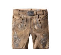 STOCKERPOINT Pantalón tradicional 'Girgl' marrón claro / mostaza / plata 52 marrón claro / mostaza / plata