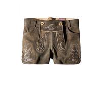 Stockerpoint Trachtenlederhose Leya - Pantalones de Piel para Traje Region Mujer