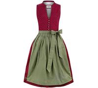 Stockerpoint Vestido tirolés Bella para Mujer, Burdeos, 36