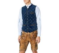 Stockerpoint Weste Calzado, Chaleco de Traje Tradicional para Hombre, Azul (Rauchblau), 50 (Talla fabricante: 50)
