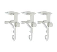 Stocking Holders Mantle, 2 en 1 Adjustable Mantel Hooks, 8,66 x 1,77 x 2,48 pulgadas 3 piezas No Drill Design, Secure Fit for Home, Living Room, Public Spaces, Retail Display, Door Frames, Apartment